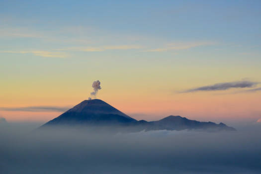 Bromo Vulkaan - Sunset at Bromo