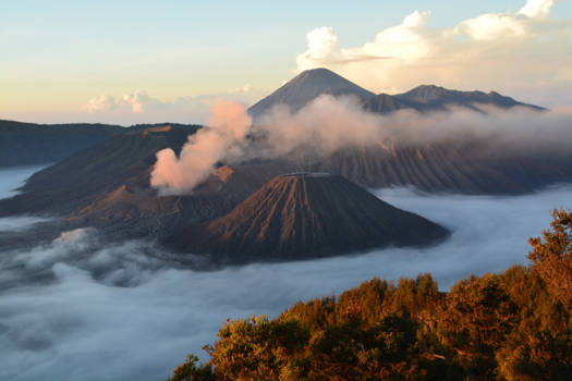 Bromo Vulkaan - Uitzicht op de Bromo