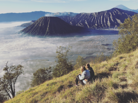 Bromo Vulkaan - Ontbijt bij de Bromo vulkaan