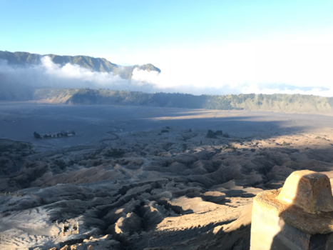 Bromo Vulkaan - Uitzicht vanaf stukje beklimming