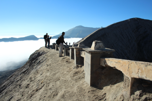 Bromo Vulkaan - Up in the clouds