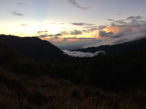 Bromo Vulkaan - wachten op de zonsopgang